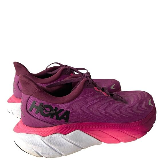 Hoka Arahi 6 Pink Running Shoes in Size US 7B - Picture 4 of 12